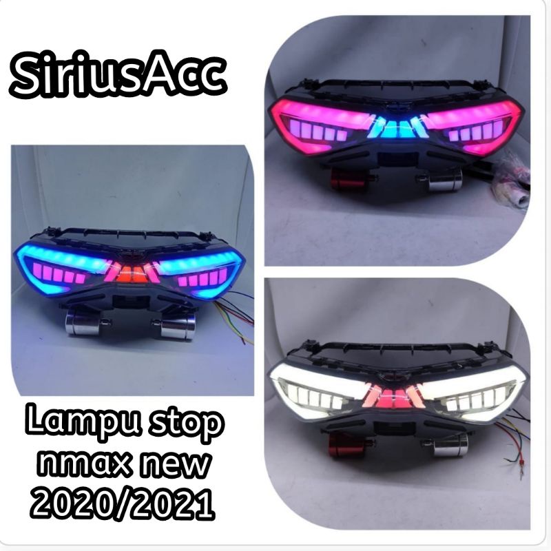 Lampu Stop Nmax New 2020/2021Lampu Belakang Nmax New 2020/2021 Model X Case