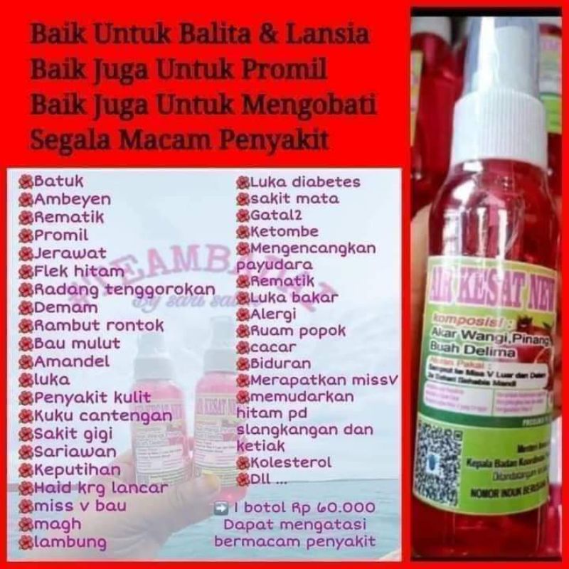 

AIR KESAT Sejuta Manfaat | Digunakan Semua Kalangan