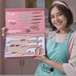 steincookware knife diamond set/pisau set diamond amour stein original