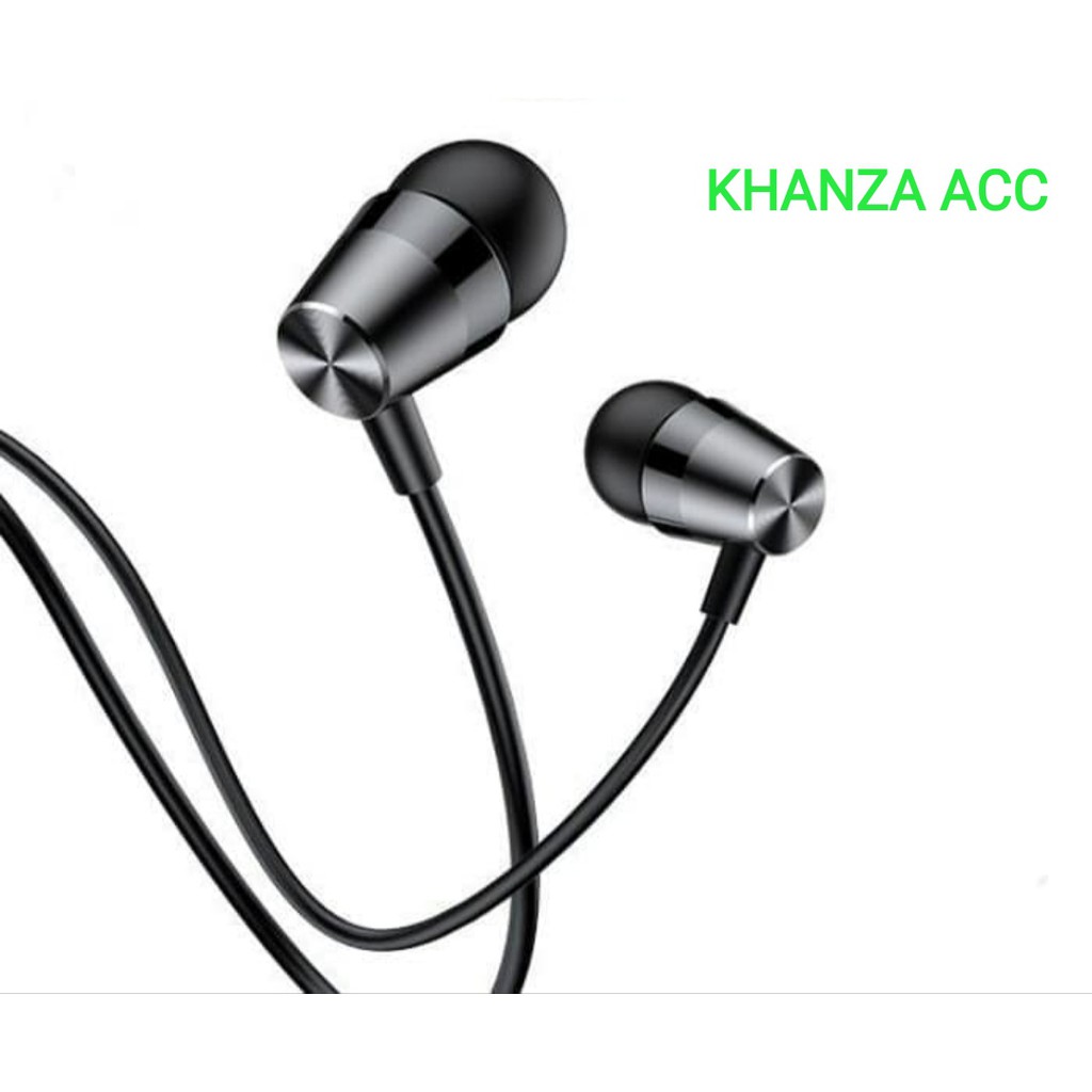 KHANZAACC Robot RE101S Earphone Bass Metal Wired Headset