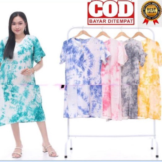Daster Tie Dye Daster Ibu Daster Busui Standar | Daster Bali Murah | Daster Bali - Grosir/Ecer