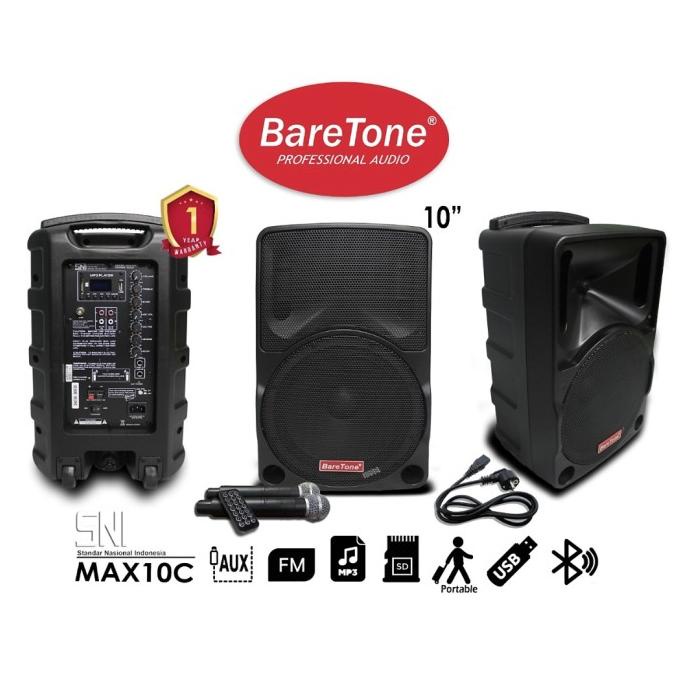 speaker portable baretone max 10c