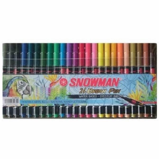 

[[COD]] Snowman Brush Pen set 24 BM - 24 TERLENGKAP Kode 892