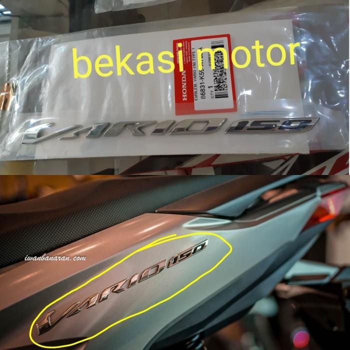 Emblem Motor Logo Emblem Honda Vario 150 New Original 1Pcs