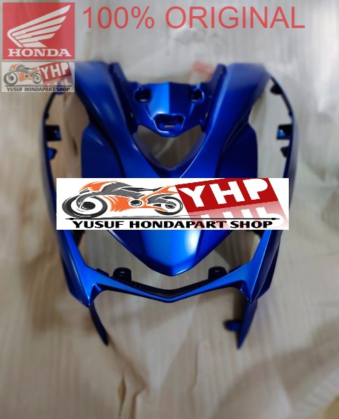 COVER LAMPU FRONT BIRU DOFF NW HONDA BEAT LED 64301-K1A-N00MNB ORI AHM