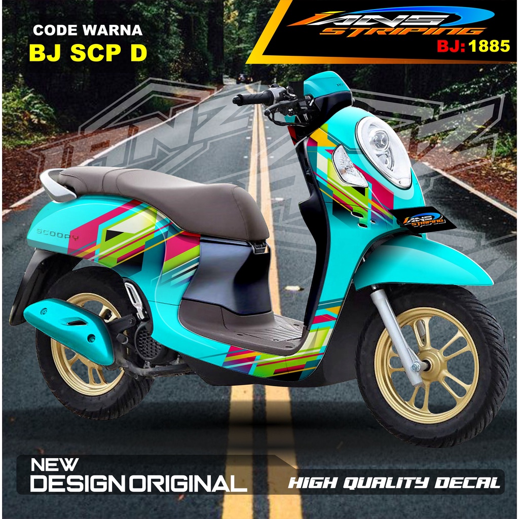 STIKER FULL BODY SCOOPY / STICKER ALL NEW SCOOPY / STIKER FULL BODY SCOOPY TERMURAH / STIKER MOTOR SCOOPY / STIKER MOTOR