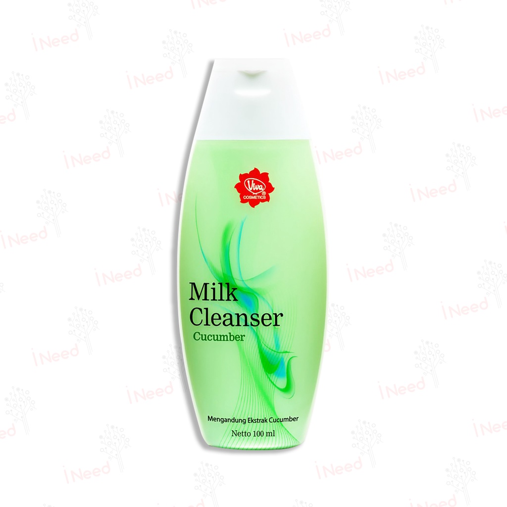 (INEED) BPOM Viva Milk Cleanser Cucumber 100ml