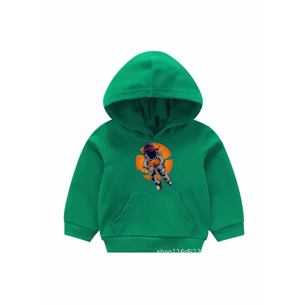 Hoodie Astronot Anak Fleece Pakaian Anak