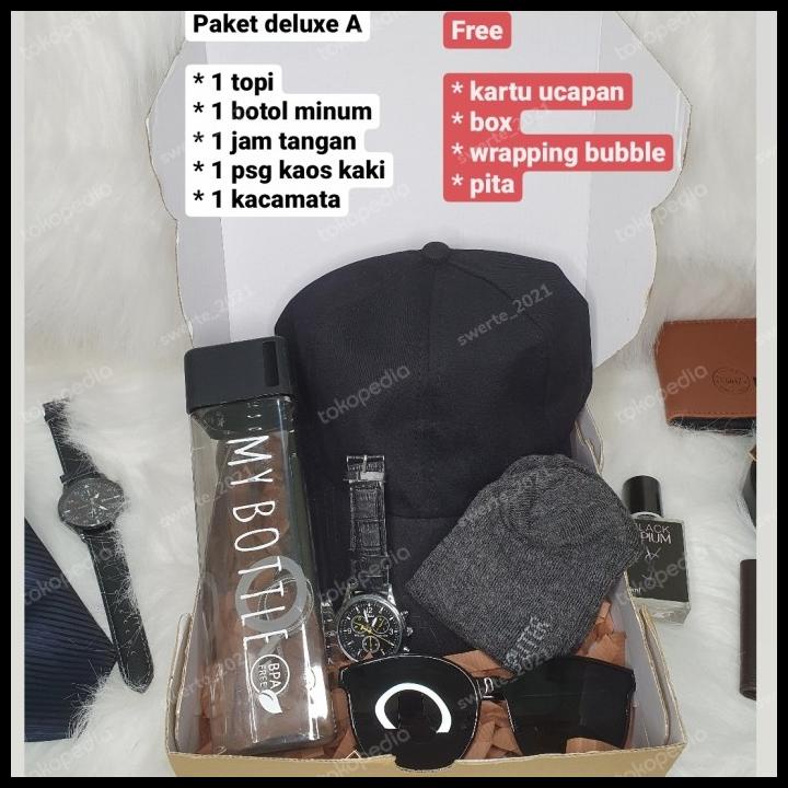 

Kado Box Hampers Paket Deluxe A Cowok Pria Ayah