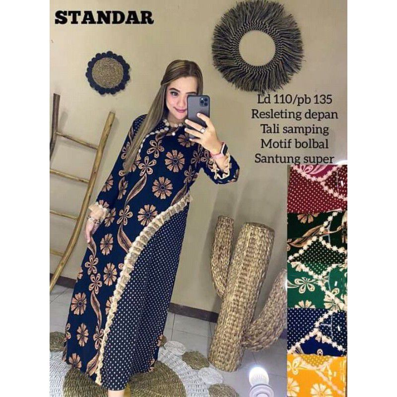 DASTER ARAB ZEEMA | RAYON SUPER GRADE A | RESLETING DEPAN BUSUI | RENDA MILO-Ld bunga kapas