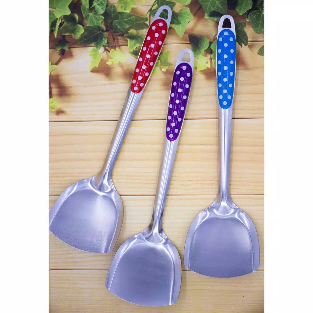 SPATULA SODET SUTIL SUSUK MASAK STAINLESS TEBAL