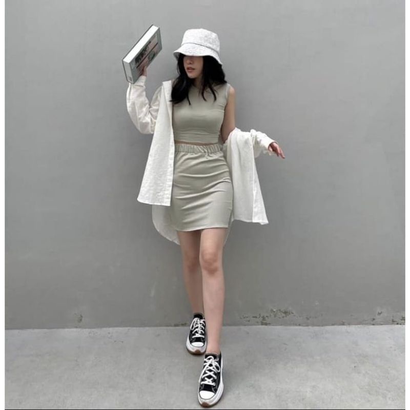 Kemeja Oversize Linen Wanita - Linen Shirt - Atasan Wanita Lengan Panjang 990