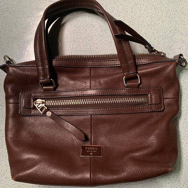 preloved authentic fossil bag