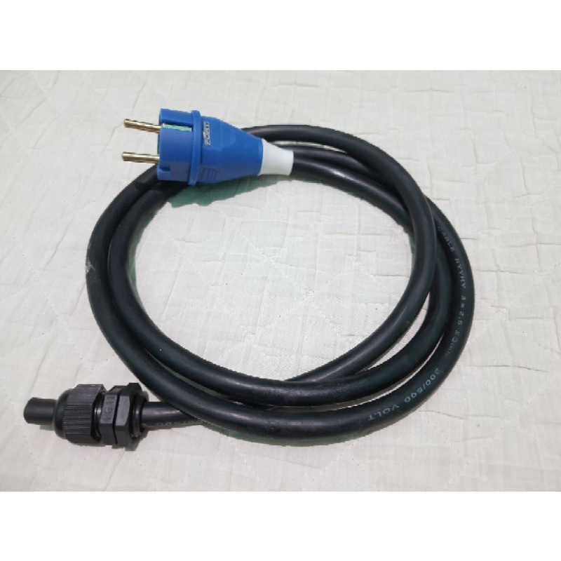 KABEL AC POWER BUILT UP kabel JEMBO 3x2,5mm 3x2.5mm steker fort 16A plus stooper