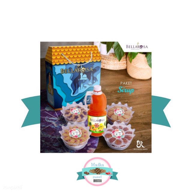 

MADKASWEET- Paket Kue Kering Bellarosa Sirup