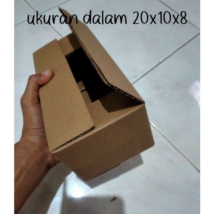 

KARDUS PACKING 20x10x8 KARDUS POLOS KARDUS BOX PACKING 20*10*8