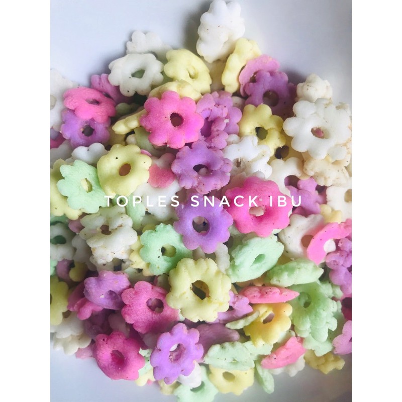 

Rainbow Mini Sakura/sakura warna/mini sakura/sakura/sakura ribut/sakura bumbu/snack/cemilan