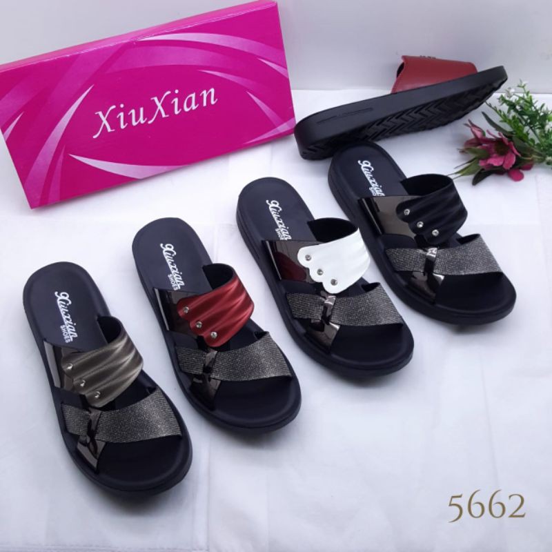 Sandal Ringan / XIU XIAN / 5662 / Tinggi3cm / Size 36 - 41