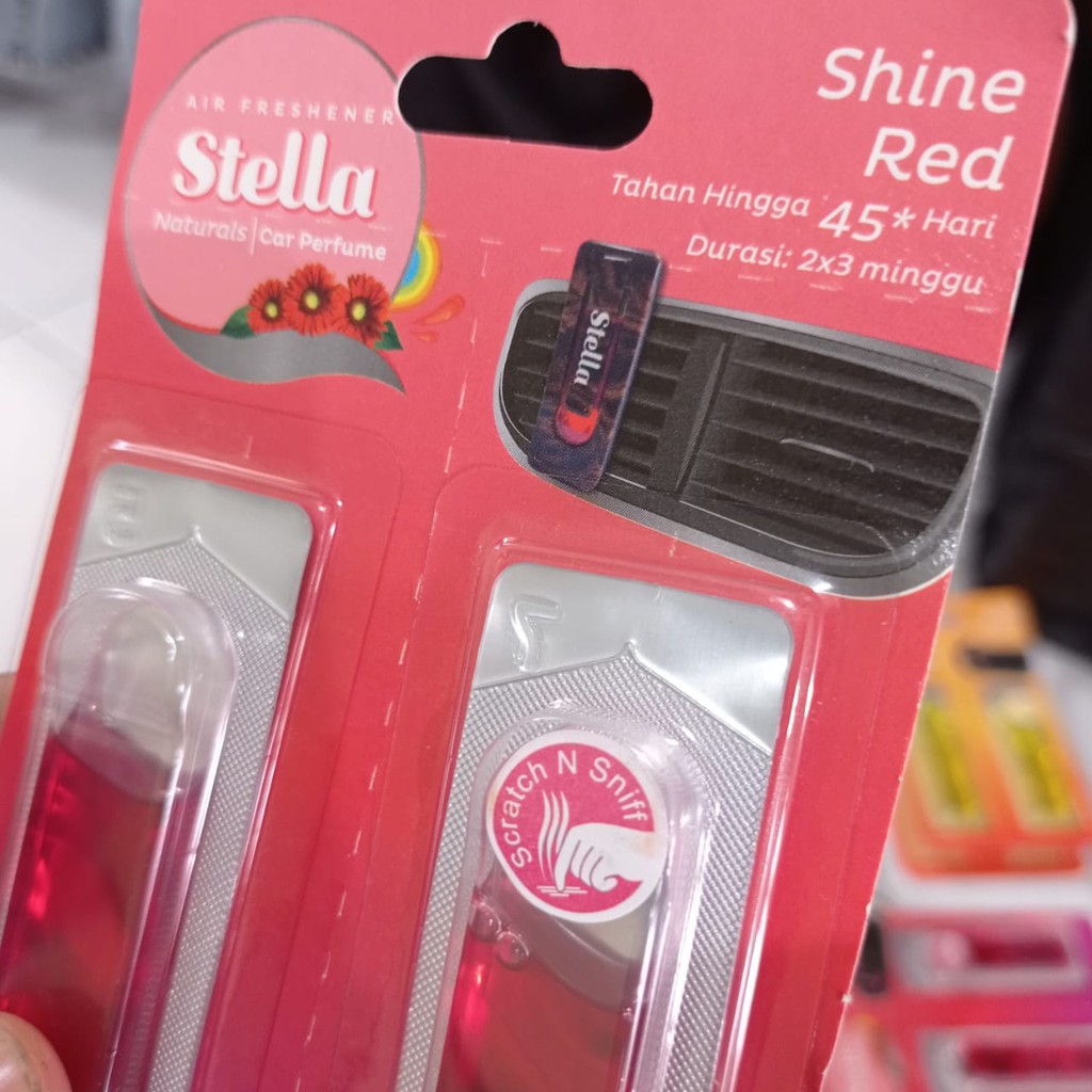 STELLA Car Parfum Set Refill Pengharum Interior Mobil Pewangi Kabin Mobil Penyegar Ruang Mobil