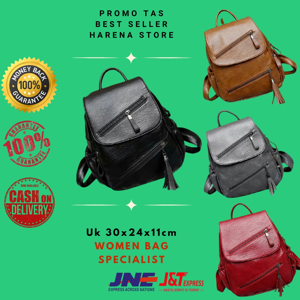 Tas Ransel Punggung Backpack Wanita Cewek Cewe Stylish Backpack Mini Kecil Korea Impor import