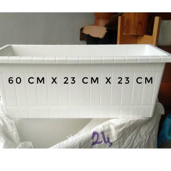 cw ・  Pot Panjang 60 cm / Pot Panjang motif gentong ・ ❁❁.