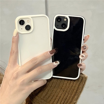 Hard Case Bahan Silikon Akrilik Transparan Tahan Banting Untuk iPhone 14 Pro Max 13 Pro Max 11 12 Max 13Pro