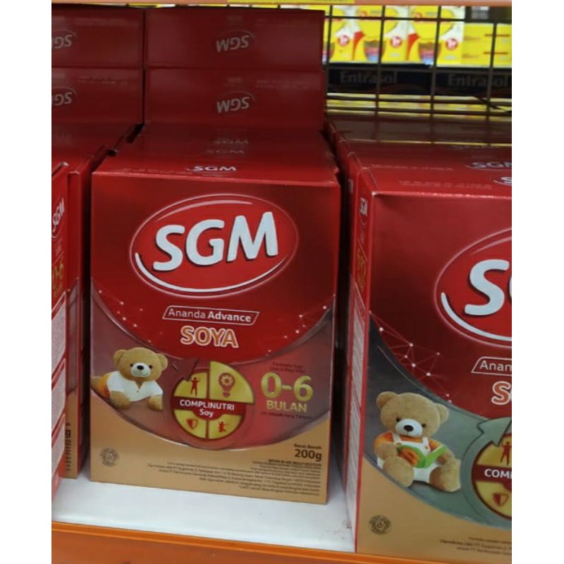 SGM SOYA 0-6  200GRAM - SGM ANANDA SOYA 6-12