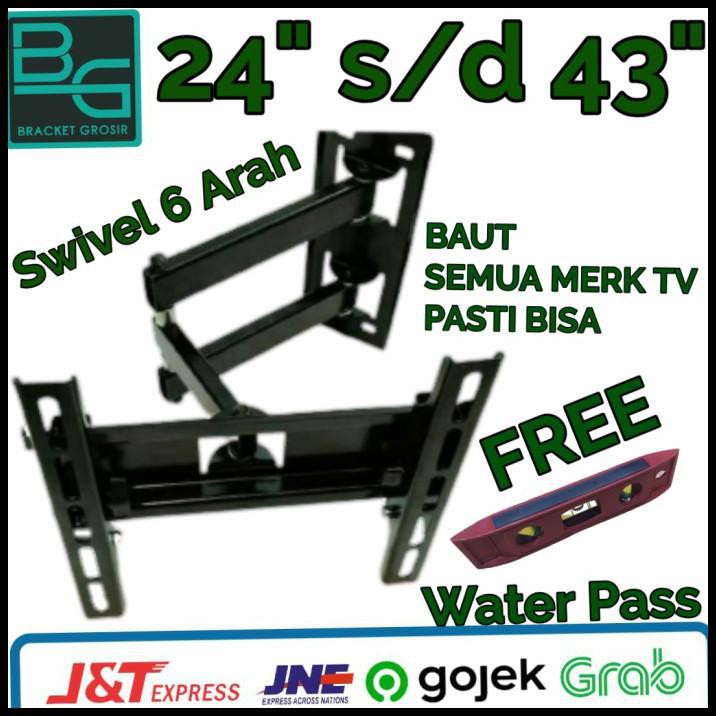 Bracket Tv Led 32 Inch Sampai 43 Inch Include Baut Samsung Semua Type