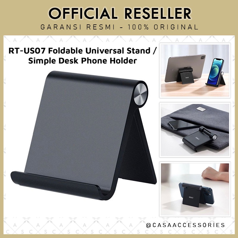 Robot RT-US07 Foldable Stand Desk Phone Tablet Holder (New RT-US01)