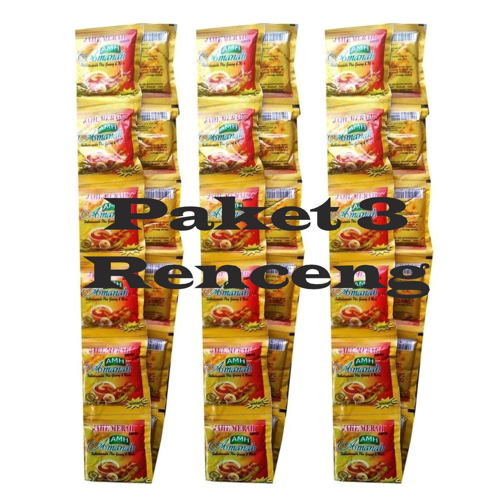 

3 Reanceng Jahe Merah Amanah / AMH ORIGINAL