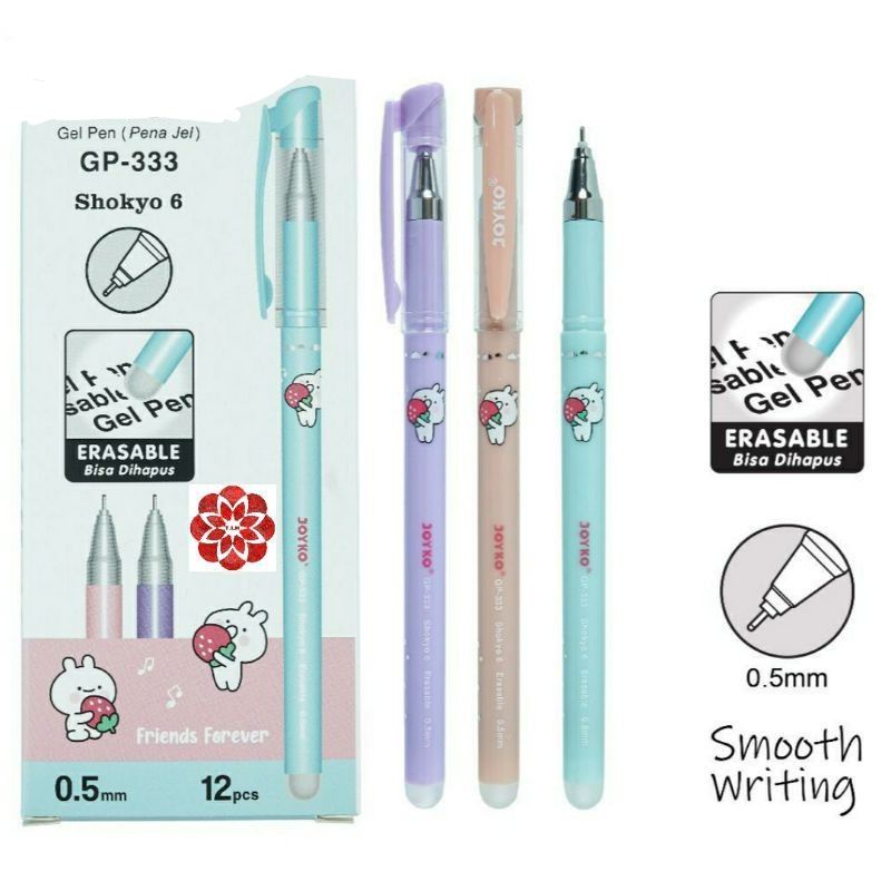 (COD) Pulpen Gel Bisa Di hapus / Erasable Gel Pen