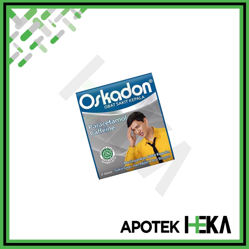 Oskadon Tablet Obat Sakit Kepala Strip isi 4 Tablet (SEMARANG)