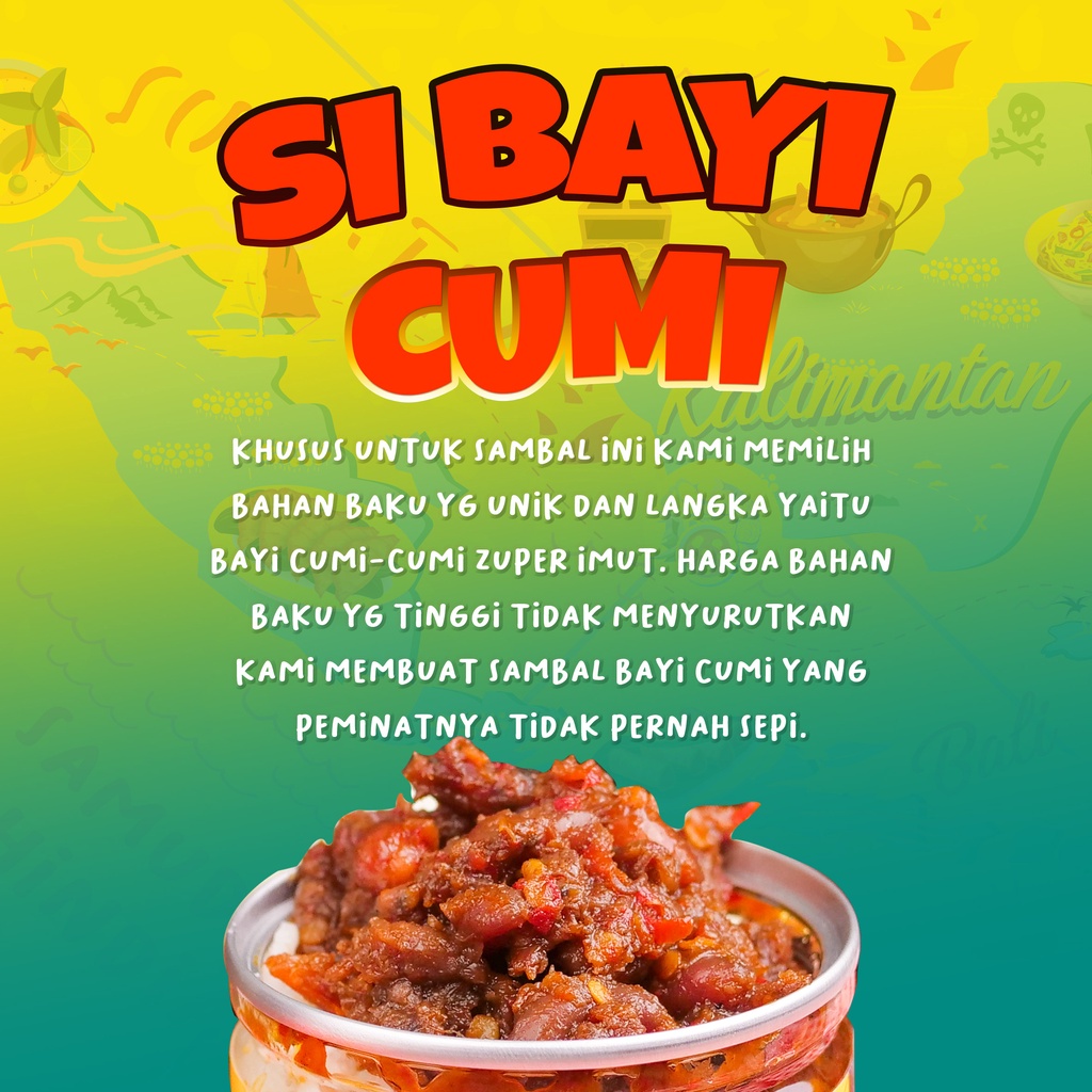 [GROSIR] Sambal Baby Cumi ORI ( Pedas Normal )