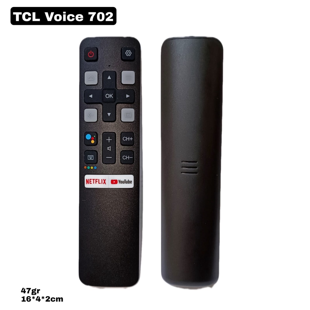 Remote TV TCL Smart TV Android Voice 702