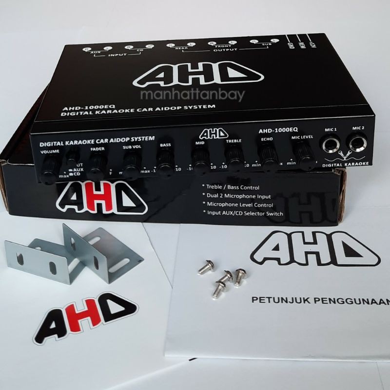 New Parametric Equalizer dengan Subwoofer Output Dan Karaoke AHD