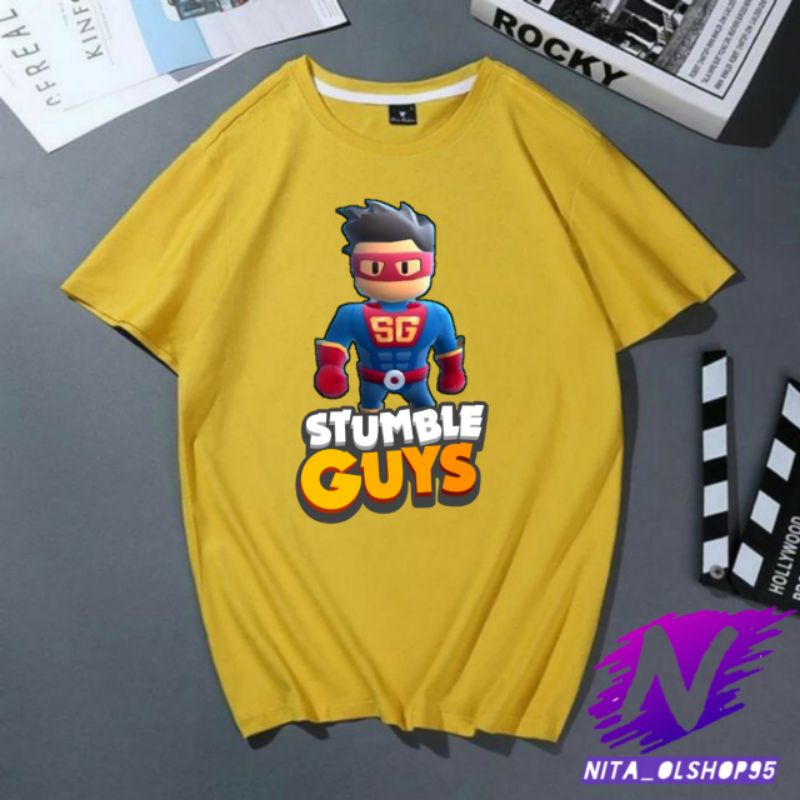 stumble guys sg baju anak stumble guys kaos atasan anak stumble guys SG karakter