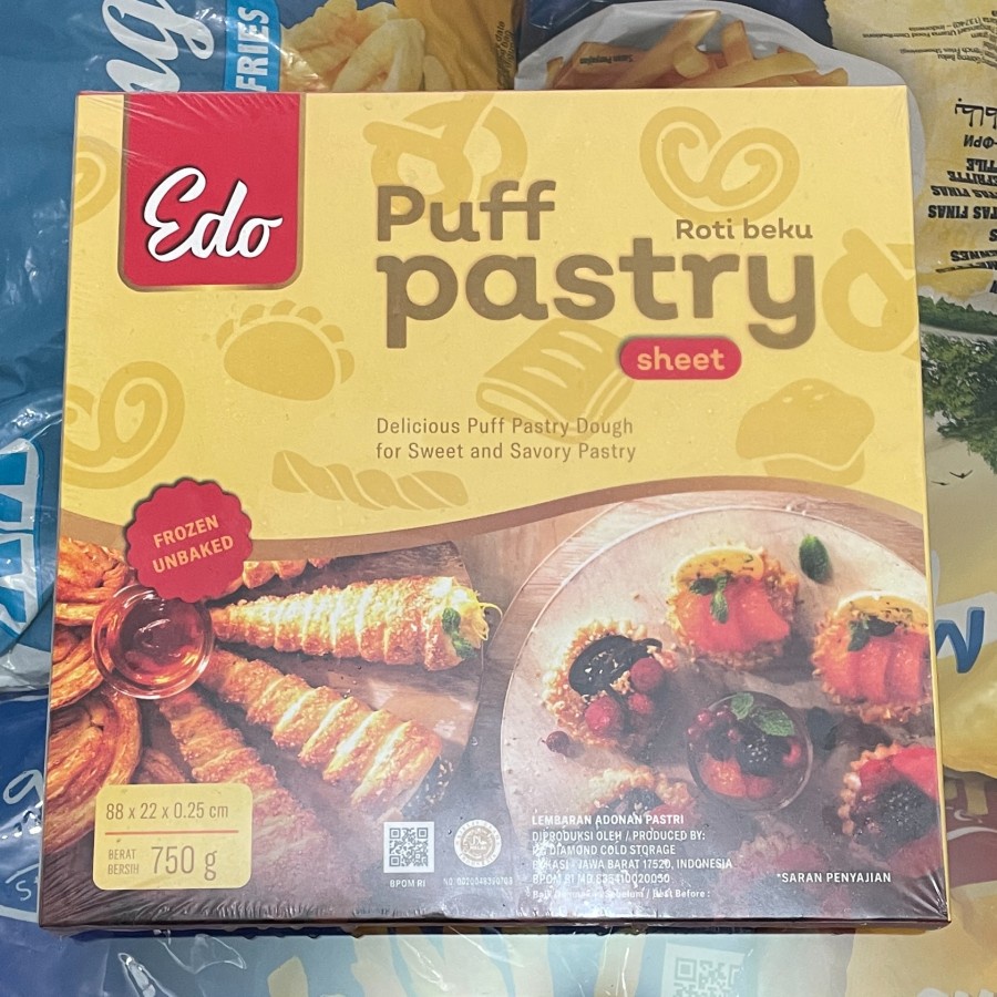 Edo Puff Pastry Sheet 750gr