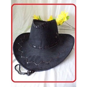 Topi Topi Koboy Amerika Kulit Topi Koboi Tali Brim Besar