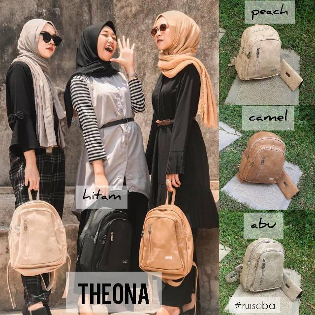 TAS RANSEL K THEONA RUMAH WARNA MURAH , OFFICIAL STORE , TAS RANSEL SEKOLAH , (+ SLOT TAS LAPTOP / N