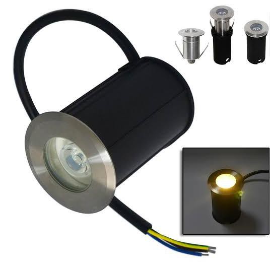 LAMPU LANTAI TANAM 1W / LAMPU TANAM OUTDOOR - Kuning
