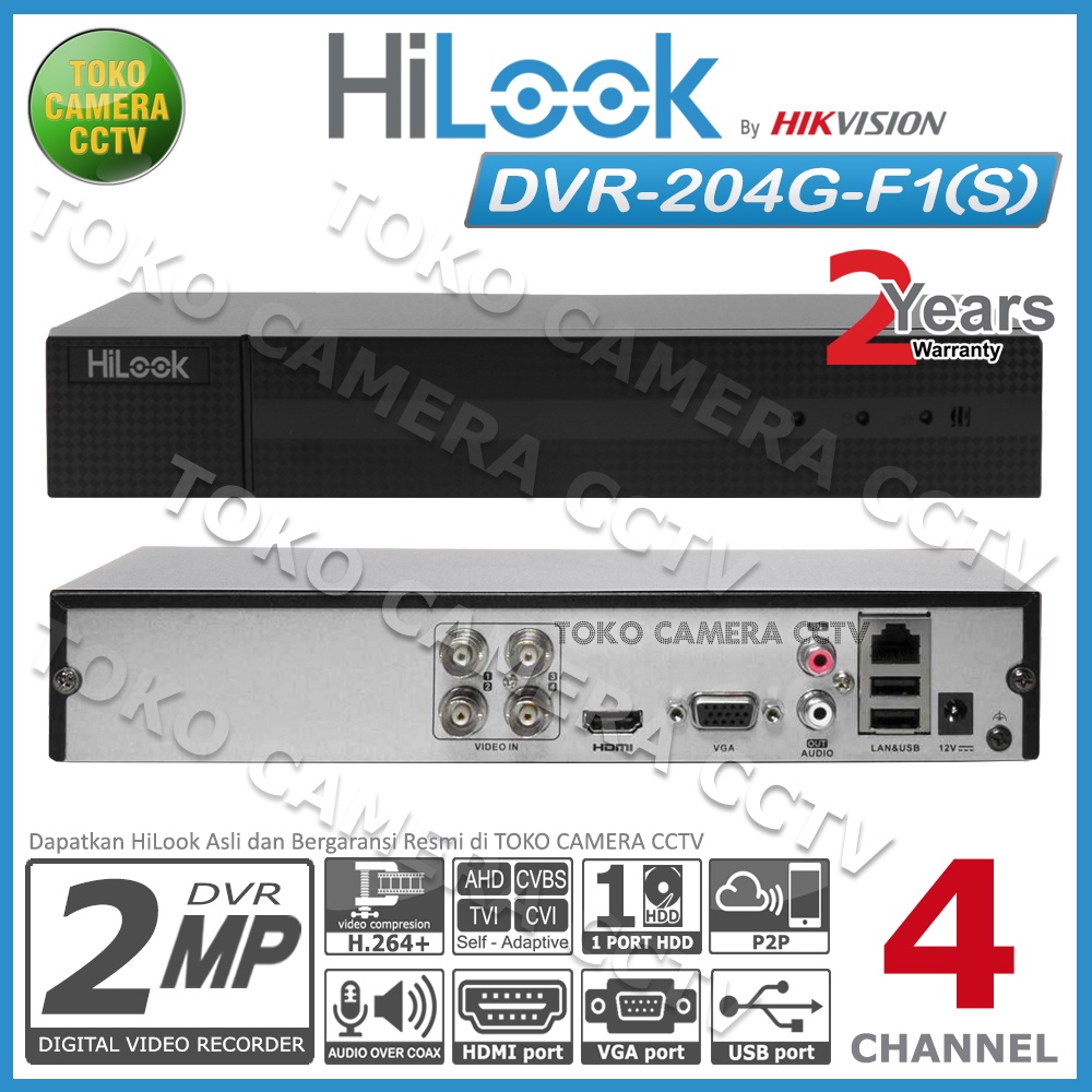 UPGRADE DVR HILOOK 4 MENJADI 16 CHANNEL 2MP