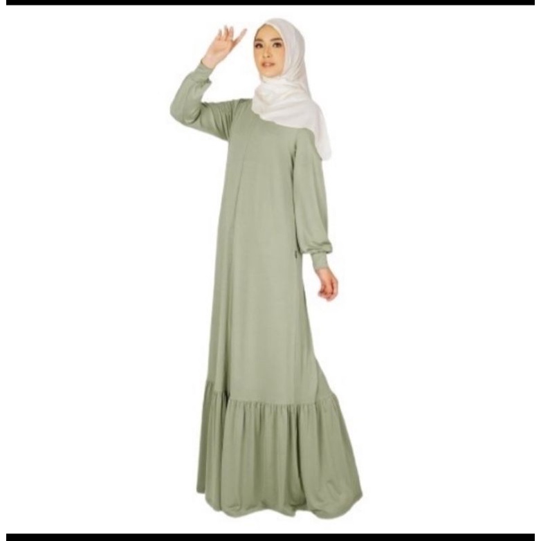 Elzatta Baju Gamis Polos Gamis Sahla