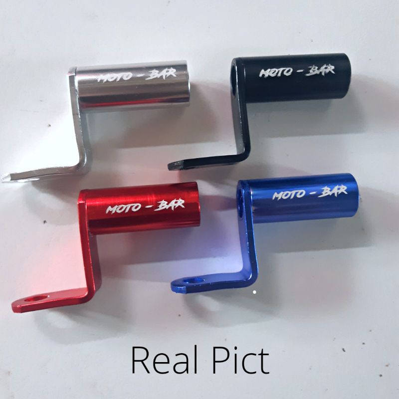 Breket Motobar - Breket Spion Motobar Holder Hp - Breket Dudukan Lampu Tembak - Breket Spion Cnc