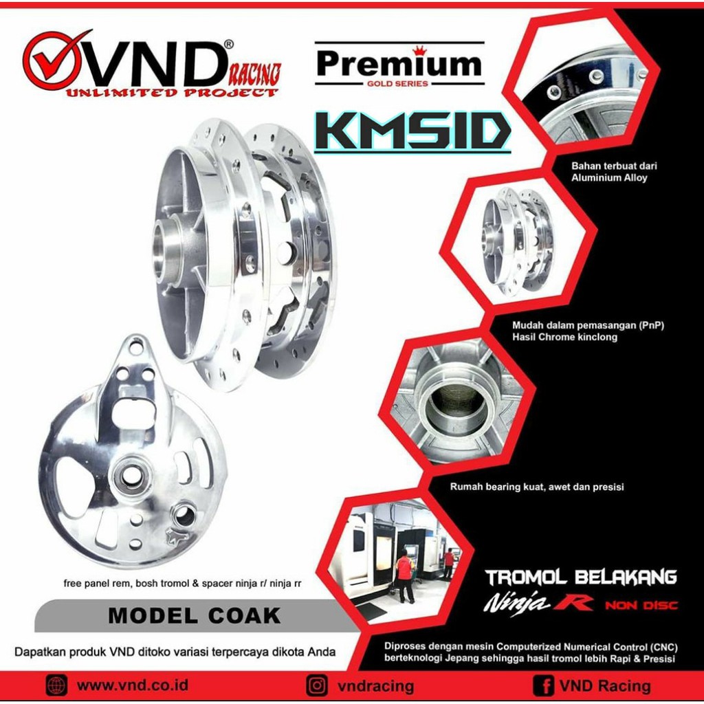 Tromol Set VND Ninja RR non Disc