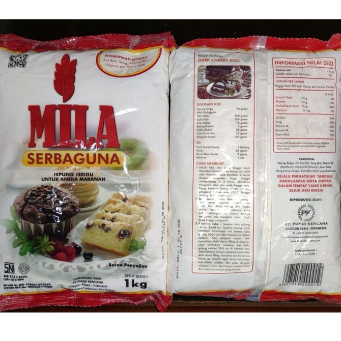 Tepung Terigu MILA Serbaguna I Kemasan 1kg