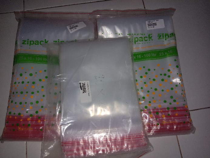 Plastik Klip 16x25 Ziplock (100 Lembar)