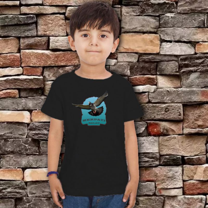 [ready]baju kaos anak merpati perkutut burung dara/kaos anak lengan pendek termurah/cod/fashion anak