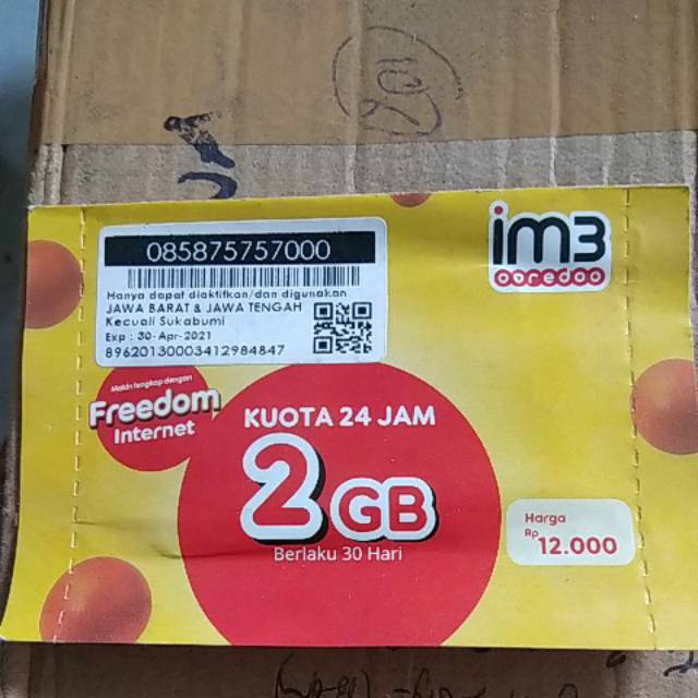 Indosat ekor abab triple