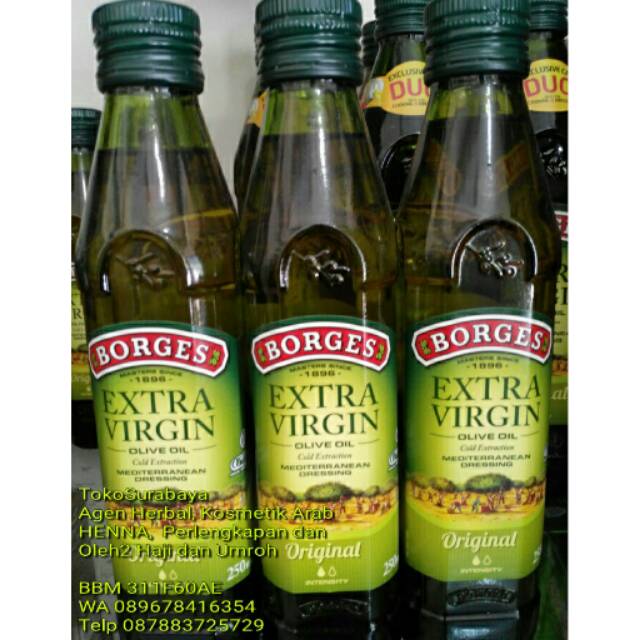 Minyak Zaitun Extra Virgin Olive Oil Borges 250 Ml 250ml Bisa Diminum Shopee Indonesia