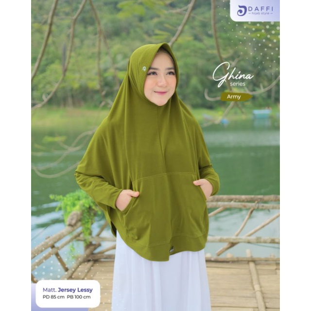 Jilbab Instan Lengan Ghina By Daffi